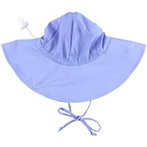 RuffleButts® Baby/Toddler Girls Baby/Toddler Sun Hat with UPF 50+ Sun Protection and Floppy Wide Brim