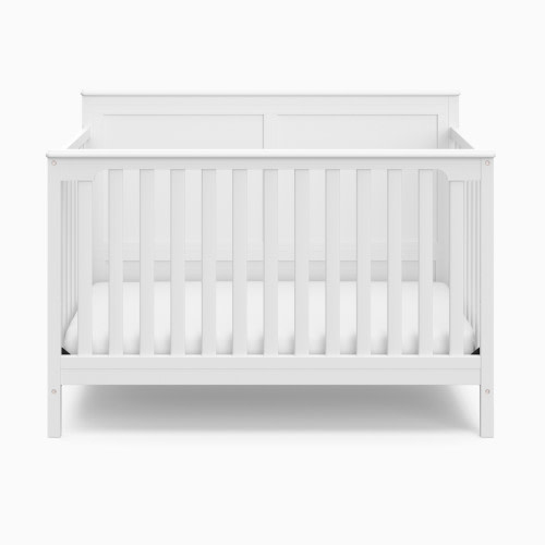 Storkcraft Alpine 4-in-1 Convertible Crib - White