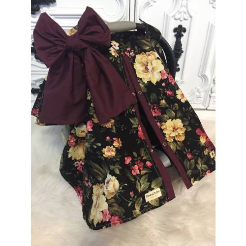 floral car seat canopy