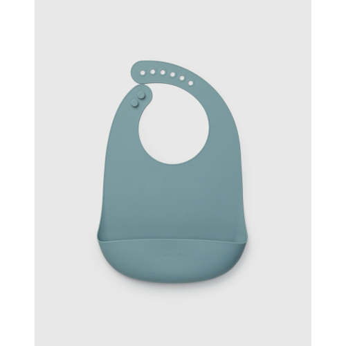 Silicone Bib - Slate