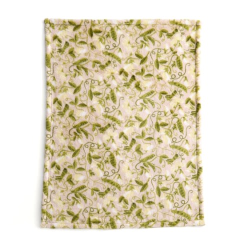 Welland Baby Blanket - Pea pods in Fleece