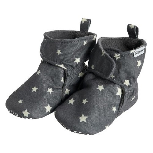 Gerber Baby Soft Booties - Grey/White - 0-3 Months