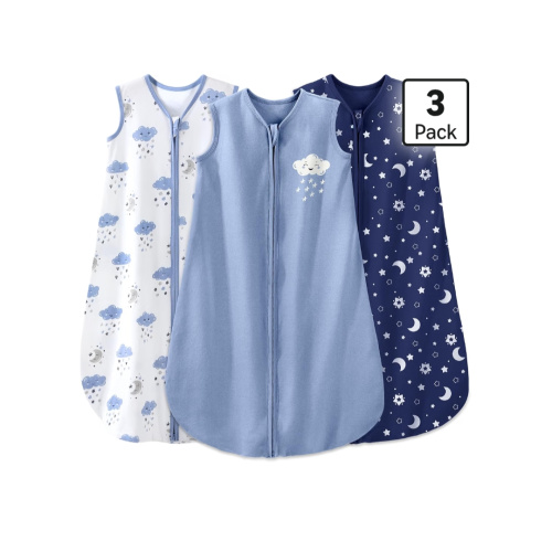 Yoofoss Baby Sleep Sack 6-12 Months 0.5 TOG Wearable Blanket 100% Cotton