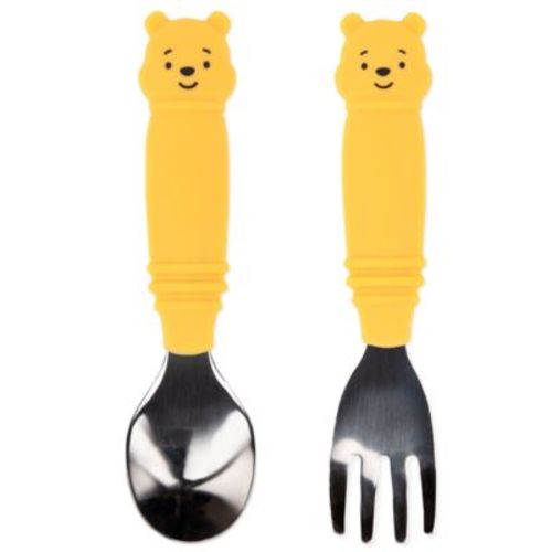 Baby Pooh Spoon and Fork, 2-Piece Set