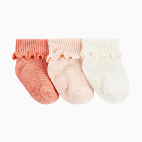 Carter's 3-Pack Socks - Pink, 0-3