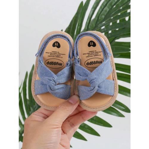 Infant/Toddler Girls' Flower Soft Bottom Sandals, Suitable For Newborns, Pre-Walkers, Crib Shoes | SHEIN USA