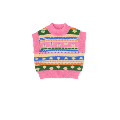 Flutter By Sweater Vest | Baby & Kids Knitwear - Goldie + Ace