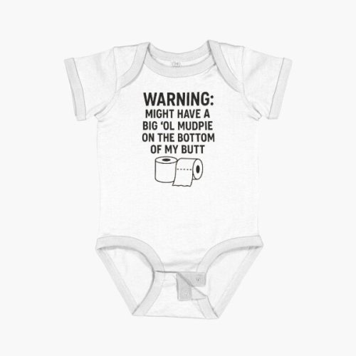 mudpie onesie Short Sleeve Baby One-Piece