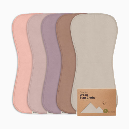 Urban Burp Cloths (5 Pack) - Mauve