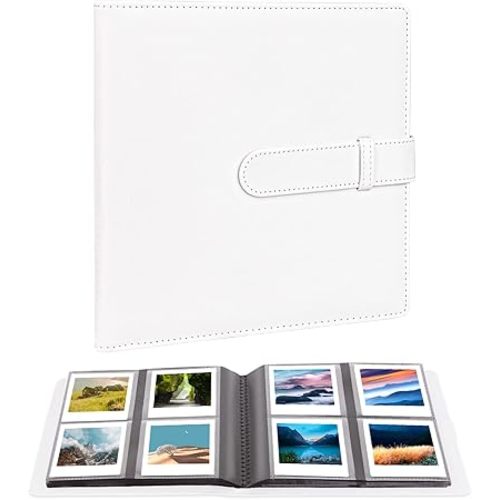 288 Pockets Photo Album for Fujifilm Instax Square SQ1/SQ6/SQ10/SQ20 Camera, Kodak Mini 3, Mini Shot 3 Square Printer, Album for Instax Square Photo, Kodak 3x3" Photo,White.