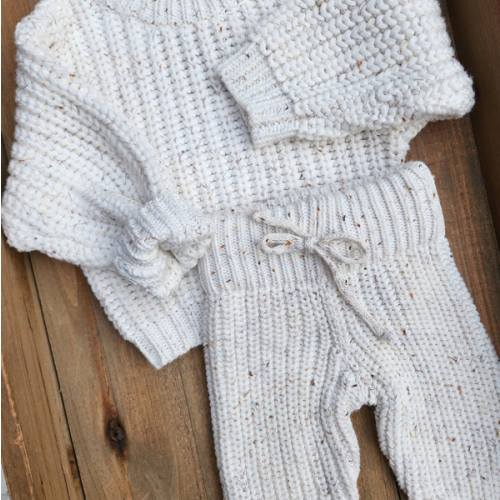 Chunky Braided PANTS – Olive and Cradle