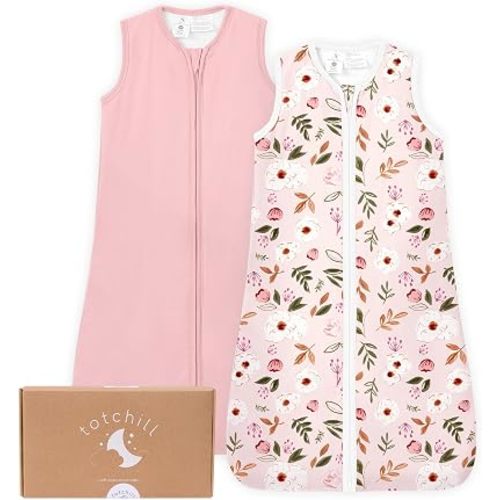 Newborn Sleep Sack 1.0 TOG 2-Way Zipper Wearable Blanket, 0-3M