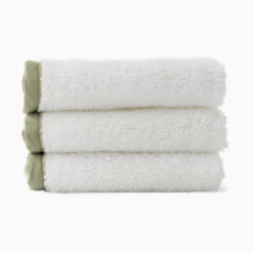 Lalo The Organic Washcloth 3-pack - Coconut / Sage