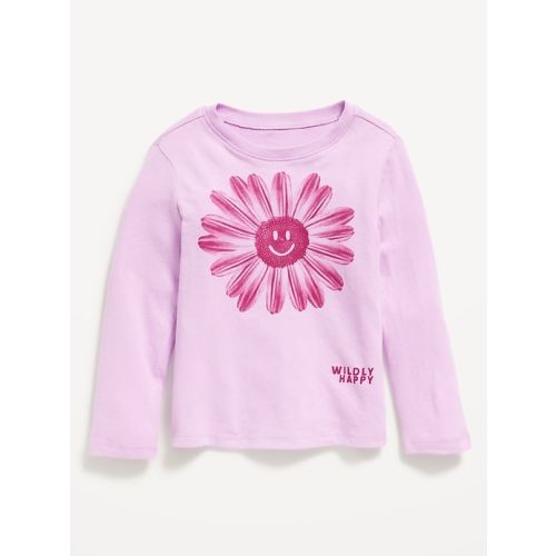 Long-Sleeve Graphic T-Shirt for Toddler Girls