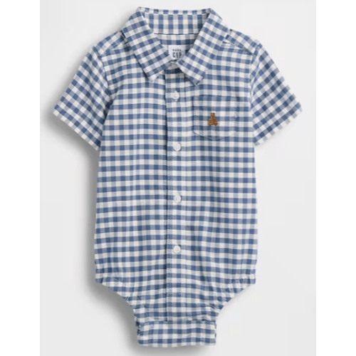 Baby Gingham Oxford Bodysuit