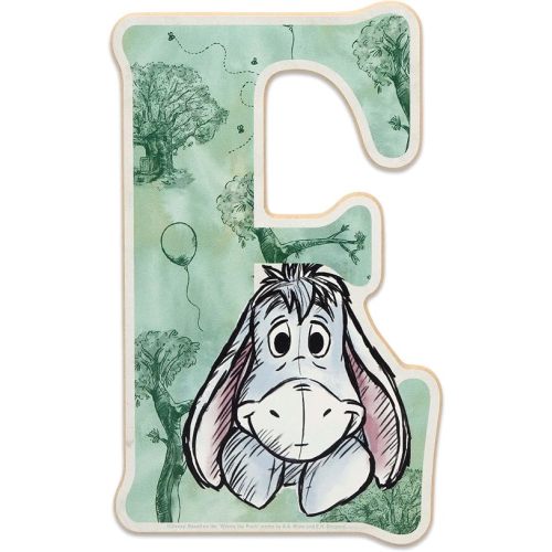 Disney Winnie the Pooh Letter E Wood Wall Decor