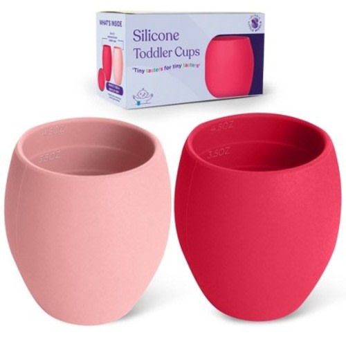 Sperric Silicone Mini Cups For Toddlers Baby Drinking Training Cup 4.5 OZ