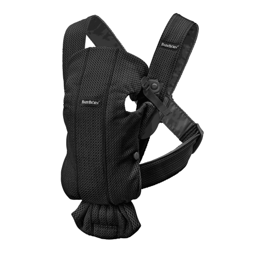 BabyBjorn Baby Carrier Mini 3D Mesh 2-Position Black, One Size