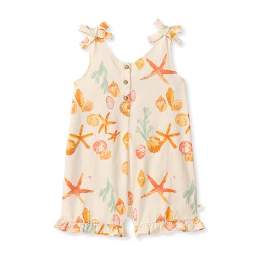 Starfish & Shells Organic Girl Romper – Burt's Bees Baby