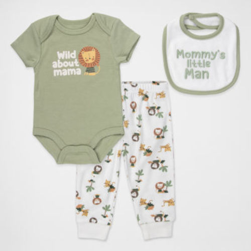 Baby Essentials Baby Boys 3-pc. Pant Set