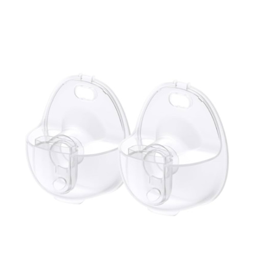 eufy Original Milk Container (2-Pack) for Wearable Breast Pump E20/S1/S1 Pro, BPA-Free Reusable Breast Pump Container Collects Up to 5 oz (150 ml) Each