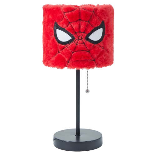 Marvel Spiderman 15" Plush Shade Stick Lamp, Red
