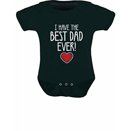 Tstars Best Dad Ever Outfit Gifts for Dads Baby Boy Girl Fathers Day Infant Bodysuit