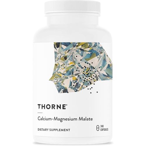 THORNE - Calcium-Magnesium Malate - Gluten-Free Supplement with Magnesium & Calcium Supports Bone Health & Muscle Fatigue* - 240 Capsules