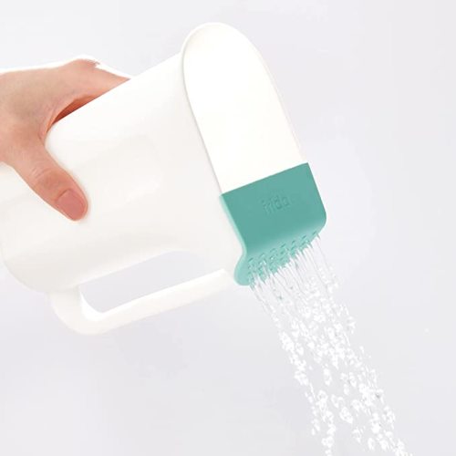 Control The Flow Rinser by Frida Baby Bath Time Rinse Cup with Easy Grip Handle and Removable Rain Shower