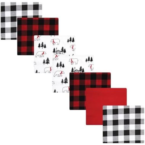 Luvable Friends Little Treasure Flannel Receiving Blankets 7pk