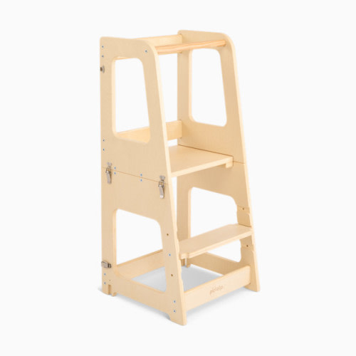 Piccalio Mini Chef 2-in-1 Convertible Toddler Tower - Natural