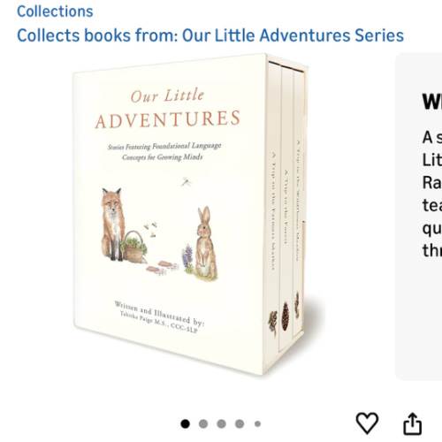 Our Little Adventures: Stories Featuring Foundational Language Concepts for Growing Minds (Tabitha Paige Children's Book Series)