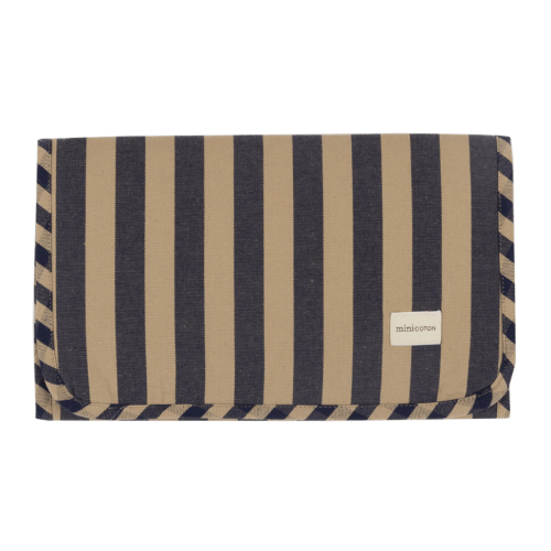 Changing mat - Navy + Caramel · Minicoton