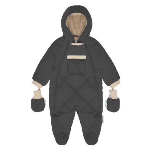 Benji Water Repellent Hooded Snowsuit with Attached Mittens