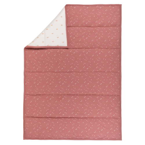 Little Star Organic Newborn Bedding: Reversible Baby & Toddler Cotton Quilt, Nursery Item Gift, 1 Pk