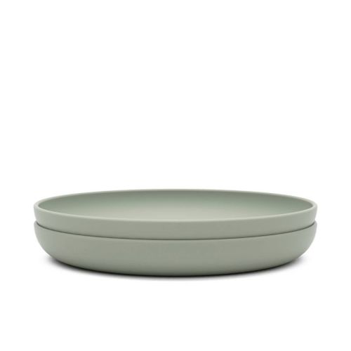 Lalo 2pc Silicone Dining Plates