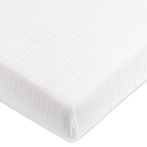 Babyletto Mini Crib Sheet in GOTS Certified Organic Muslin Cotton