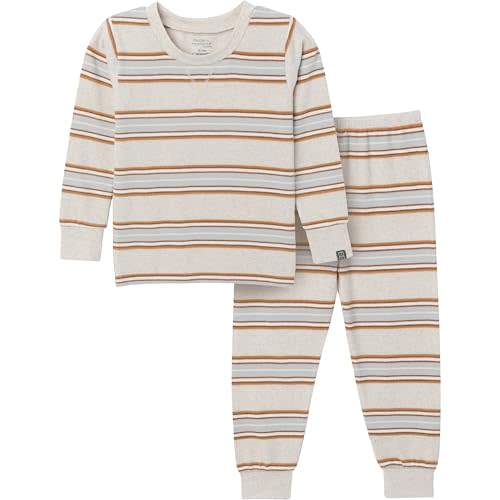 Modern Moments by Gerber Baby and Toddler Hacci Snug Fit 2-Piece Pajama Set