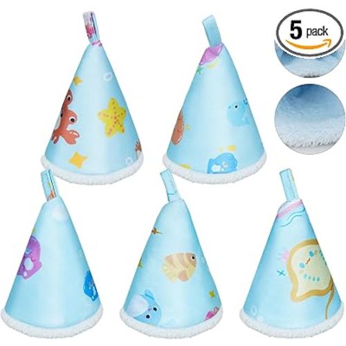 5Pcs Coral Velvet Peepeeteepe Baby Boy Strong Water Absorption, Pee Peep Teepee Baby Boy Reusable & Washable, Ideal Gift for New Parents