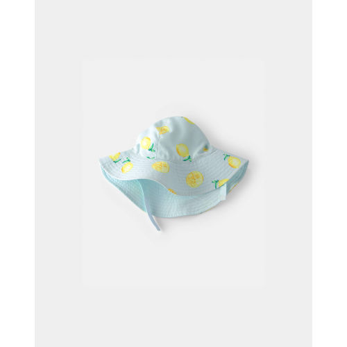Baby Girl Reversible Lemon Swim Hat - Blue | Carter's