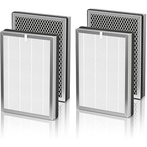 25 Replacement Filter for 25 Air Purifier S1/W1/B1, 3-in-1 H13 True HEPA Activated Carbon Filter