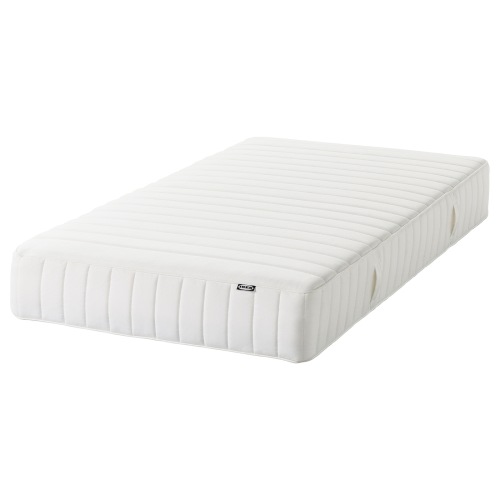 VALEVÅG Hybrid mattress - medium firm/white Twin