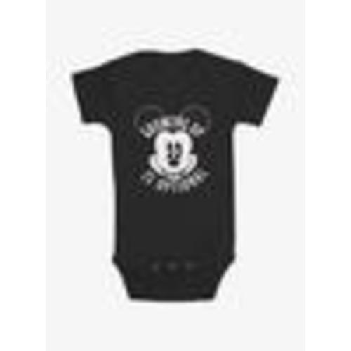 Disney Mickey Mouse Growing Up Is Optional Infant Bodysuit - BLACK | BoxLunch