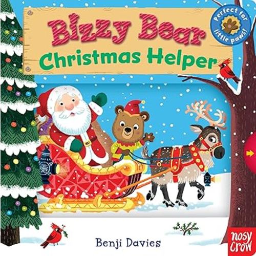 Bizzy Bear: Christmas Helper: (Interactive Holiday Board Book for Toddlers - With Sturdy Tabs and Slides to Push and Pull)