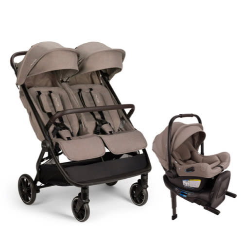 Nuna TRVL Dubl + PIPA Series Travel System | Modern Nursery™