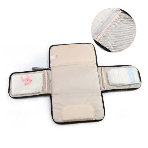 Changing Pad, Baby Changing Pad, Multifunction Baby Diaper Bag Soft and Lightweight, Foldable Design for Travel, Stylish Design for Newborn Girl and Boy