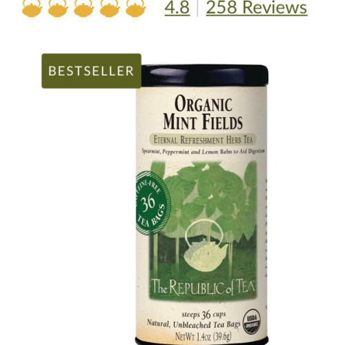 Organic Mint Fields Tea Bags