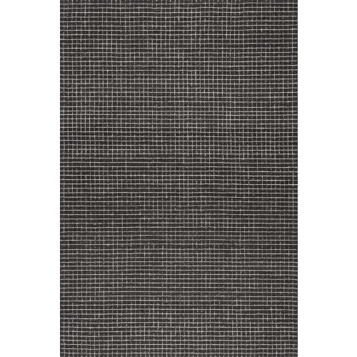 Melrose Checked Rug | Charcoal