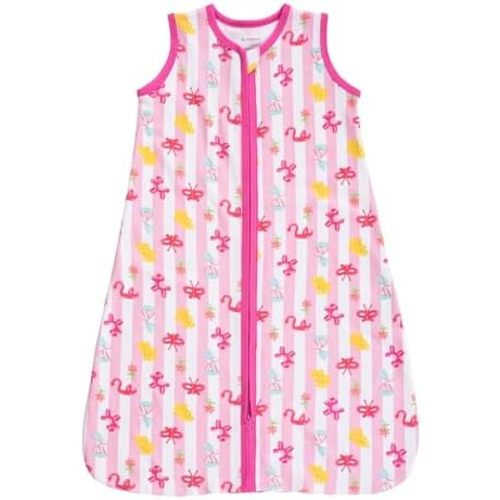 LollyBanks Sleep Sack, 100% Cotton Neutral Baby Sacks, 0.5 TOG Sleep Sacks Lightweight with 2-Way Zipper