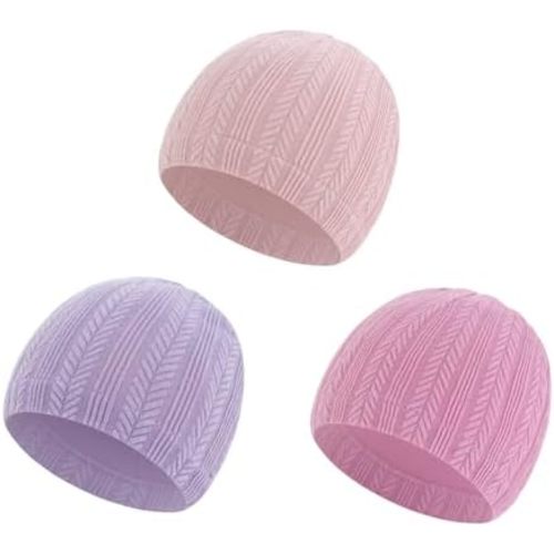LIDHAY 3PCS Newborn Hats Preemie Baby Hats Cotton Preemie Caps Infant Hospital Beanie Tolddler Hat for Boy Girl 0-6Months